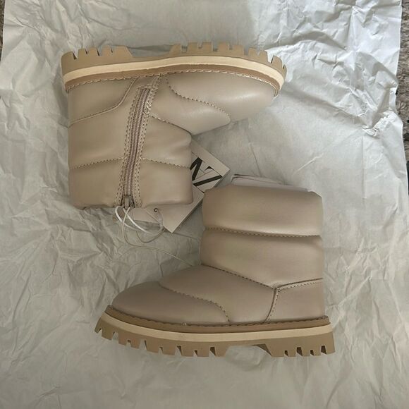 ZARA Kids | Off White | QUILTED BOOTS - Picture 9 of 9
